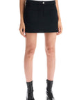 Courreges 2-pocket twill mini skirt