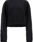 Wardrobe.Nyc "cropped sweatshirt with puffed sleeves