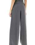 Wardrobe.Nyc wide leg flannel trousers for men or