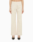 Our Legacy Regular white cotton trousers