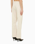 Our Legacy Regular white cotton trousers