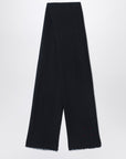 Destin Black wool scarf