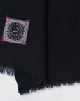 Destin Black wool scarf
