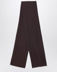Destin Ebony brown wool scarf