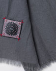 Destin Grey wool scarf