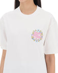 Etro floral pegasus embroidered t-shirt