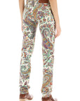 Etro paisley patterned jeans