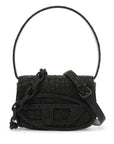 Diesel 1dr leather shoulder bag with dry finish