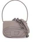 Diesel 1dr leather shoulder bag with dry finish