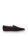 Tod'S suede slip-on with rafia insert