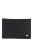 Tom Ford black minimalist calfskin credit card holder