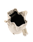 Eera 'Rocket' Small Bucket Bag   White