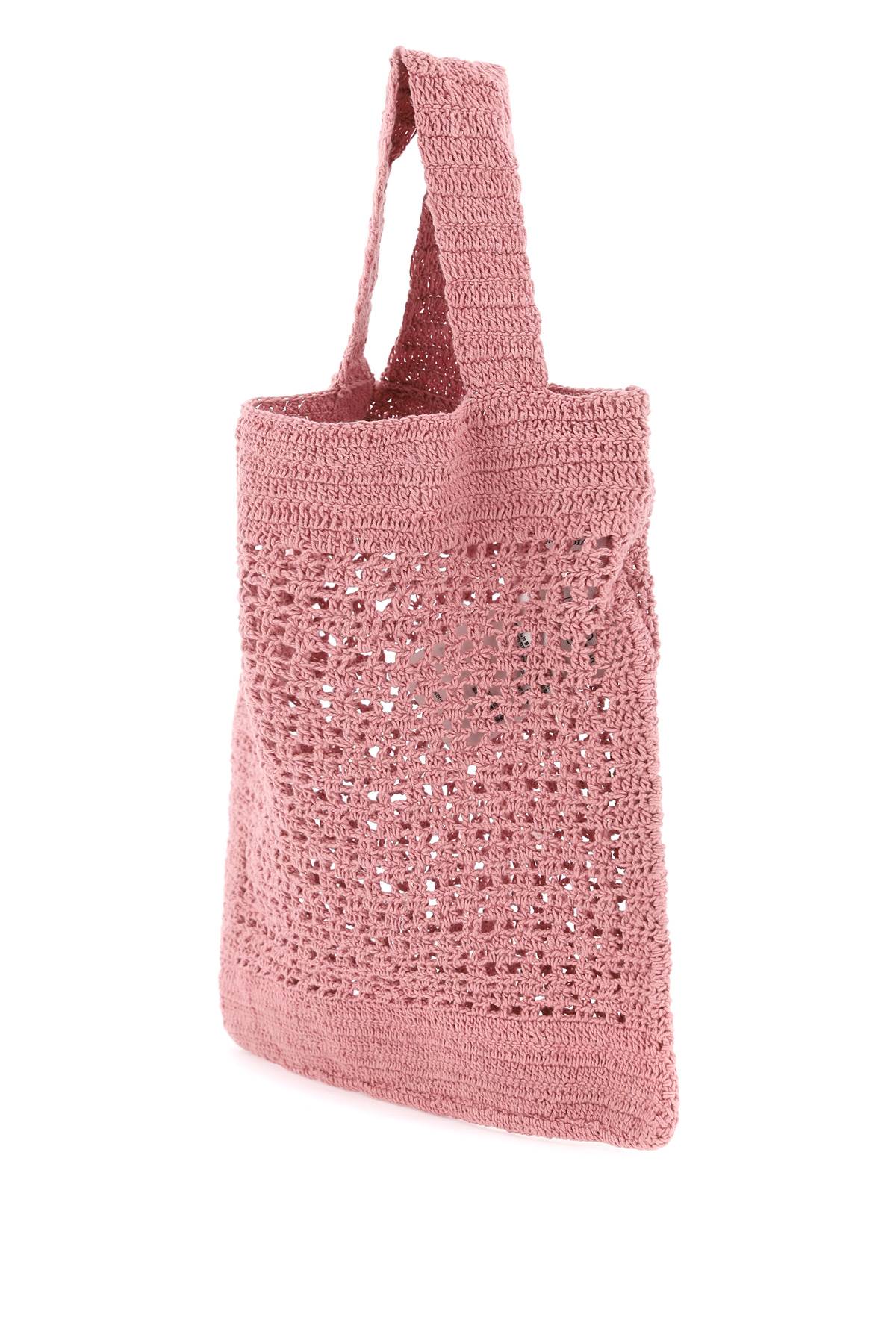 Skall Studio Evalu Crochet Handbag In 9   Pink