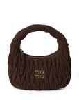 MIU MIU WANDER SUEDE LEATHER HANDBAG